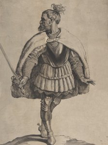 Svevus, aus der Serie Peplus, sive Gothorum, Heruolorum von Cornelis de Visscher