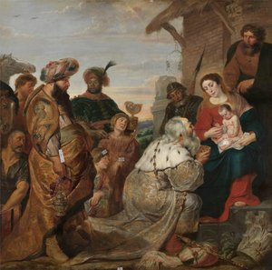 Die Anbetung der Könige von Cornelis de Vos