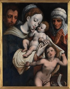 Heilige Familie mit Elisabeth und Johannes dem Täufer