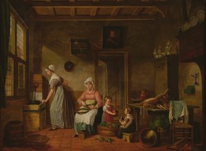 Kücheninterieur, 1820