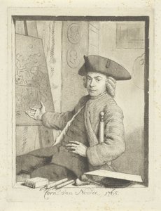 Selbstporträt von Cornelis van Noorde
