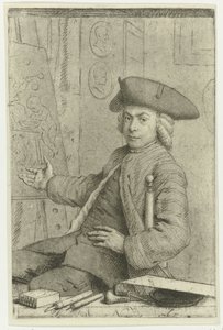 Selbstporträt von Cornelis van Noorde