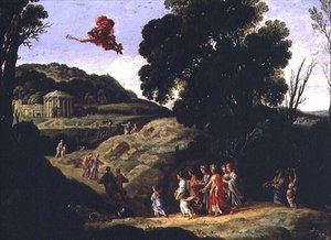 Bacchanal von Cornelis van Poelenburgh or Poelenburch
