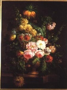 Urne mit Blumen
