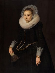 Porträt von Maria Overrijn van Schoterbosch (1599/1600-1638) von Cornelis van der Voort