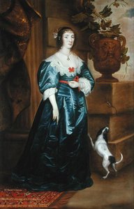 Lady Gerard of Bromley, ca. 1633 (Öl auf Leinwand) von Cornelius Janssen van Ceulen