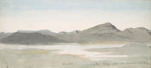 Craig Goch, Moel Hebog, Nordwales, ca. 1802 von Cornelius Varley