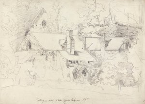 Valle Crucis Abtei, Denbighshire von Cornelius Varley
