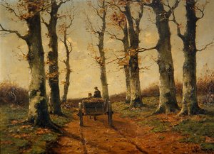 Ein Landweg, ca. 1880 von Cornelius Westerbeek Jrn.