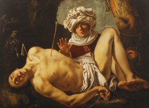 Der heilige Sebastian wird von Irene gepflegt, 161-