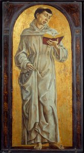 Der heilige Antonius von Padua beim Lesen von Cosimo Tura