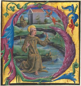Der heilige Franziskus empfängt die Stigmata von Cosmè Tura