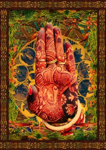 Ornate Mehndi Hand von CosmoZach