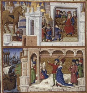 Illustration für das Epos Die Aeneis von Virgil, 1450-1499