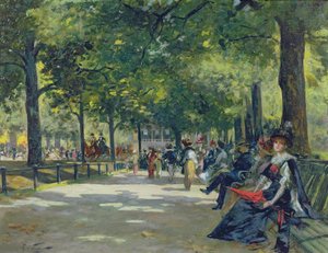 Hyde Park, London von Count Girolamo Pieri Nerli