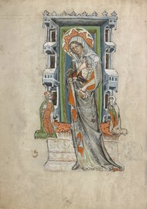 Heilige Hedwig von Schlesien mit Herzog Ludwig von Liegnitz und Brieg und Herzogin Agnes von Court workshop of Duke Ludwig I
