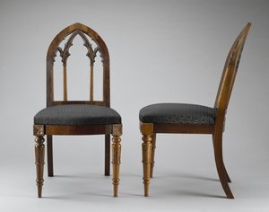 Paar Seitenstühle, ca. 1844 von Crawford Riddell