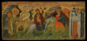 Die Flucht nach Ägypten von Cretan School