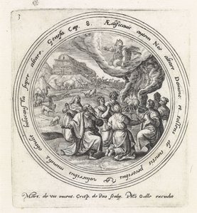 Das Opfer von Noach von Crispijn van de Passe (I)