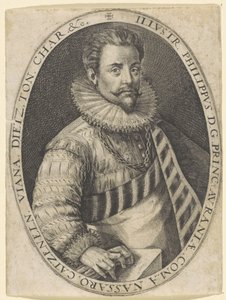 Porträt von Filips Willem, Prinz von Oranien von Crispijn van de Passe (I)