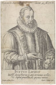 Porträt von Justus Lipsius von Crispijn van de Passe (I)