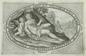 Venus (Götter und Göttinnen im Urteil des Paris) von Crispijn van de Passe (I)