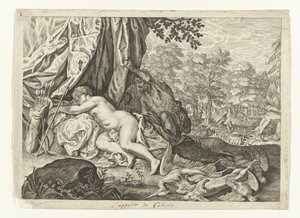 Jupiter und Kallisto von Crispijn van de Passe (II) (attributed to)