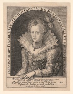 Prinzessin Elizabeth Stuart von Crispijn van de Passe I