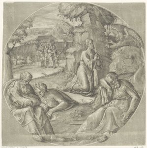 Christus am Ölberg von Crispijn van den Broeck