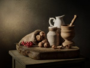 Rustikale Ernte Stillleben