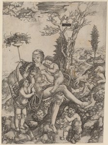 Allegorie der Mutter Erde von Cristofano Robetta