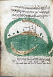Karte der Insel Santorini (Griechenland)