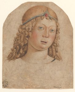 Kopf eines Jugendlichen mit Diadem