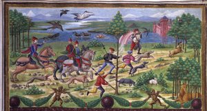 Die Jagd (Detail)