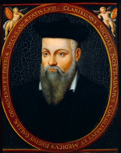 Porträt von Michel de Notre Dame genannt Nostradamus von César de Nostredame