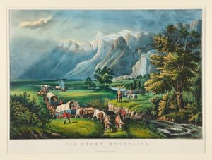 Die Rocky Mountains / Emigranten überqueren die Ebenen