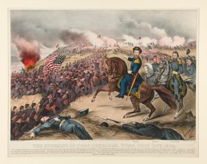 Der Sturm auf Fort Donelson, Tenn. 15. Februar 1862 von Currier and Ives