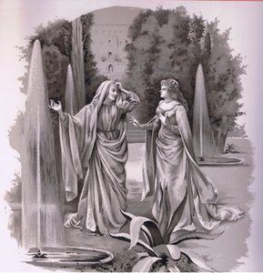 Julia. Nein, nein! Aber all das wusste ich, Illustration aus Romeo und Julia