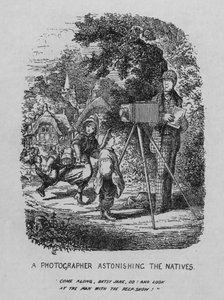 Ein Fotograf erstaunt die Einheimischen