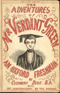 Titelillustration für Die Abenteuer von Mr. Verdant Green, ein Oxford-Erstsemester von Cuthbert Bede