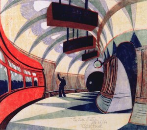 Die U-Bahn, ca. 1932 von Cyril Edward Power