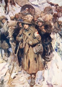 Tapfere Krankenschwestern im Rückzug der serbischen Armee von Cyrus Cuneo