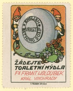 Frantisek Holoubek Violet English Bade Seife von Czech School