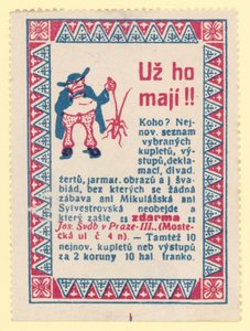 Mann mit Insekt von Czech School