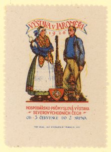 Nordostböhmische Wirtschafts- und Industrieausstellung, Jaromer, Tschechoslowakei, 1926 von Czech School