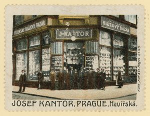 Ladenfront von Josef Kantor, Prag von Czech School