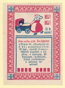 Frau mit Kinderwagen von Czech School