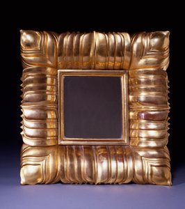 Ein vergoldeter Spiegel, entworfen von Dagobert Peche, ca. 1925 von Dagobert Peche