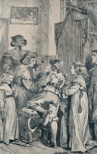 Freude. Frontispiz zu Golden Thoughts from Golden Fountains, 1867, 1923