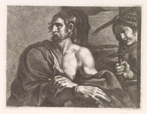 Johannes der Täufer im Gefängnis von Salome besucht von Damiano Pernati